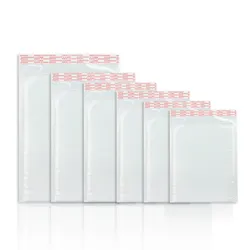 50 Pcs Of Different Specifications White Bag Foam Envelope Foam Foil Office Packaging Envelope Moistureproof Vibration Bag