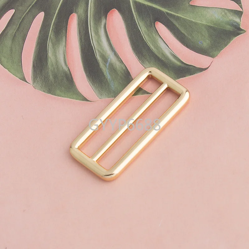10-30-100pcs 41mm 4 colors Metal Slider Buckle Metal slide buckle for bag luggage belt metal buckle image 6