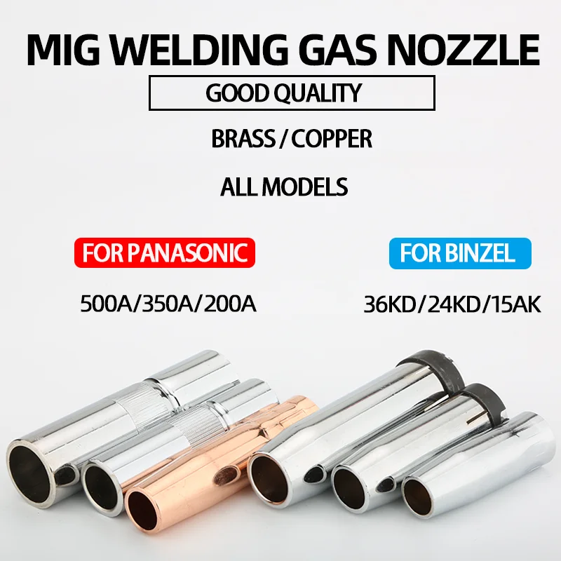 5/10pcs 15AKMig Welding Nozzle 24KDGas Nozzle 200A Co2 Welding Torch 500A Gas Nozzle  350A Mig gas torch  Accessories