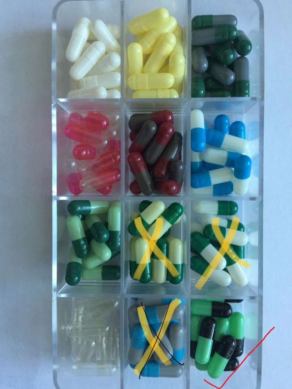 

(10,000pcs/pack) 4# black/green colore empty capsule, hard empty gelatin capsules size 4 ---top and bottom closed