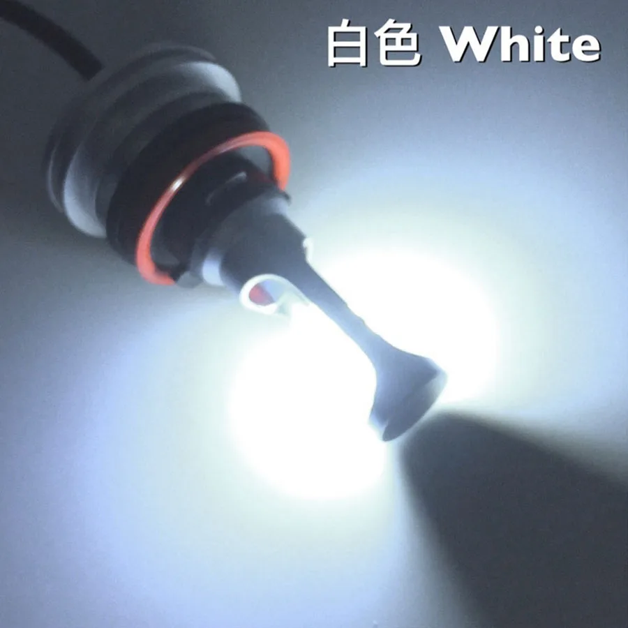 2Pcs H11 H8 Car Fog Light Led Bulb Led Flash Strobe Blinking 1400LM 6000K White 12V 24V  Auto Lamp Bulbs