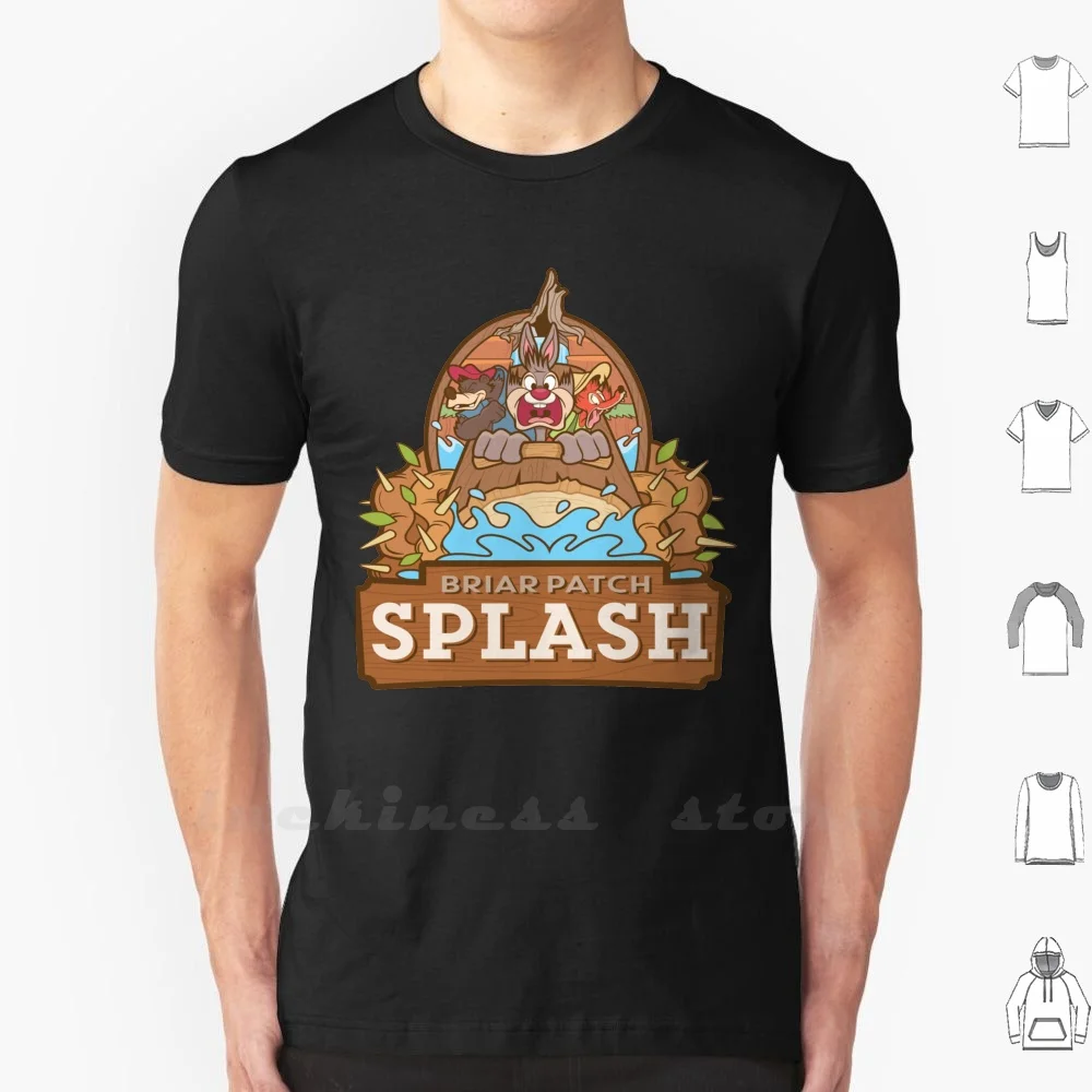 Briar Patch Splash T Shirt Ringer Cotton Men Women Teenage Splash Mountain Brer Rabbit Brer Fox Brer Bear