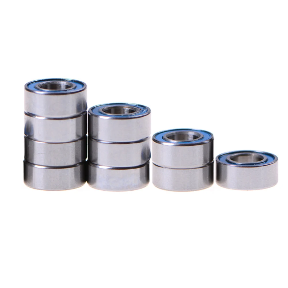 Cuscinetto a sfera sigillato gomma dei cuscinetti a sfera miniatura di alta qualità 10PCS 5x10x4mm metel MR105-2RS