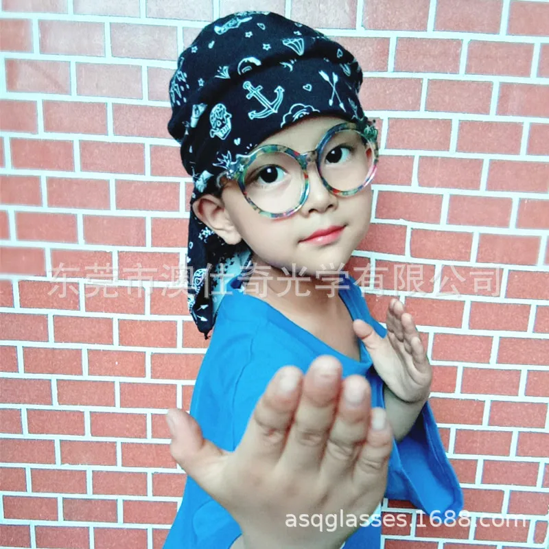 Children flat glasses frame baby fashion model show decorative glasses optical frame with myopia