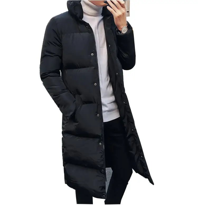 

New arrival winter long jacket cotton thick male high quality Casual fashion parkas cotton coat men brand clothing Rebicoo30