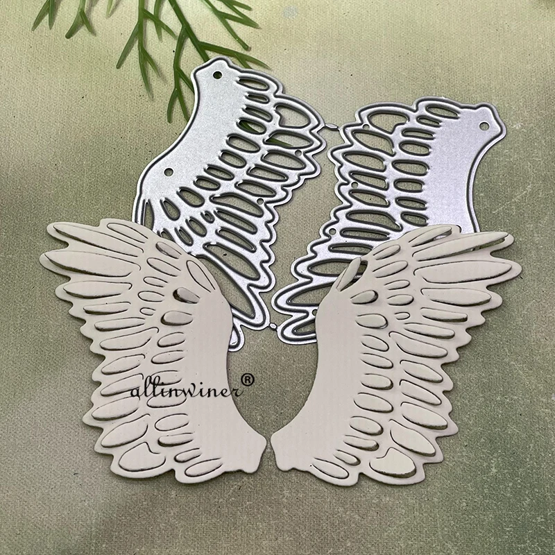 Feather wings decoration Metal Cutting Dies Stencils For DIY Scrapbooking Decorative Embossing Handcraft Die Cutting Template