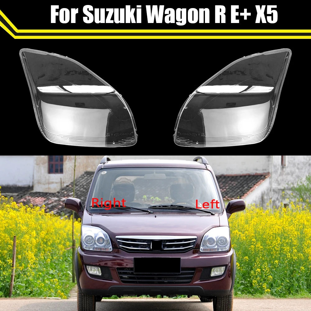 

Front Car Headlight Cover For Suzuki Wagon R E+ X5 Auto Headlamp Lampshade Lampcover Head Lamp Light Covers Clear Lens Shell