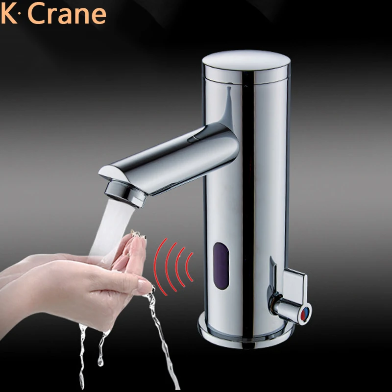 Basin Sink Touchless Tap Infrared Motion Sensor Faucet Automatic Smart Grifo Hot Cold Water Mixer Torneira Modern Inductive Taps