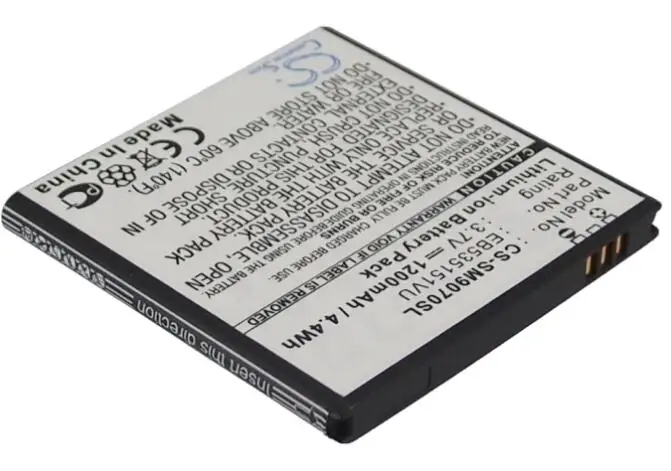 cameron sino 1200mah battery for SAMSUNG Galaxy S Advance GT-B9120 GT-I659 GT-i9070 GT-i9070P SCH-I659 SGH-W789 EB535151VU