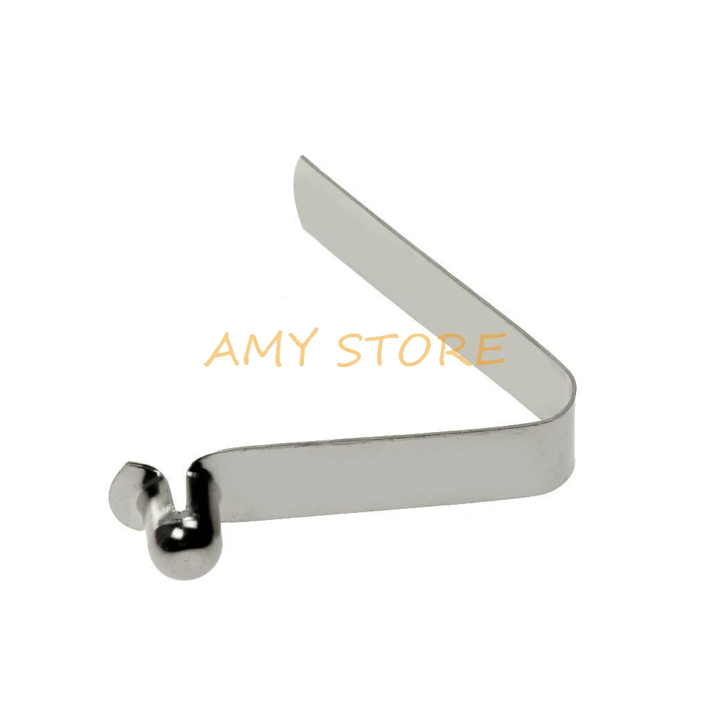 10Pcs Steel Tube Pipe Kayak Paddle Single Push Button Spring Snap Clips Outdoor Camping Tent Pole Clip