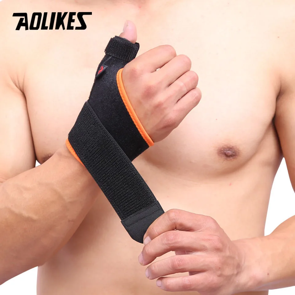 AOLIKES 1PCS Thumb Splint Wrist Support Brace-Thumb Brace for Carpal Tunnel or Tendonitis Pain Relief,Thumb Splint Stabilizer