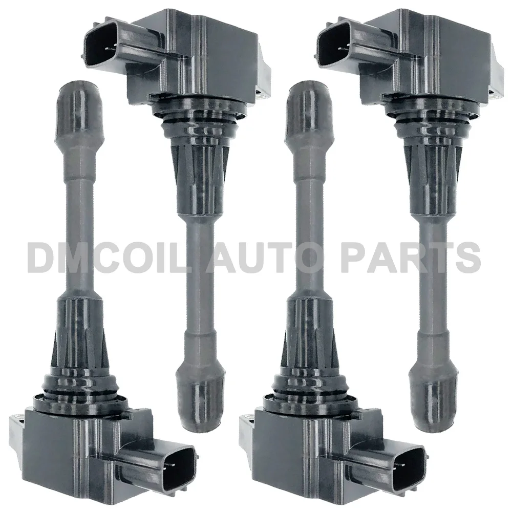 4 PCS IGNITION COIL WITH RESISTANCE FOR INFINITI NISSAN JUKE MICRA IV NOTE QASHQAI X-TRAIL RENAULT 1.6L 2.0L 2.5L 22448JA00C