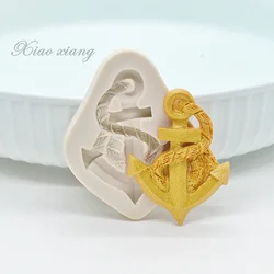 Ship's Anchor  Fondant Cupcake Decorating Molds Cake Silicone Molds For Baking Sugarpaste Chocolate Gumpaste Mould