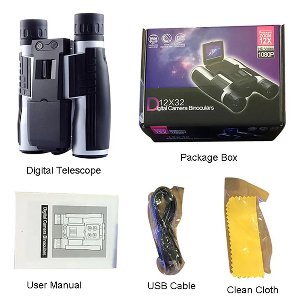 كاميرا فيديو رقمية متعددة الوظائف في الهواء الطلق ، تلسكوب HD 1080P ، مسجل فيديو ، كاميرا فيديو DVR ، مناظير ، 4 في 1 ، أحدث