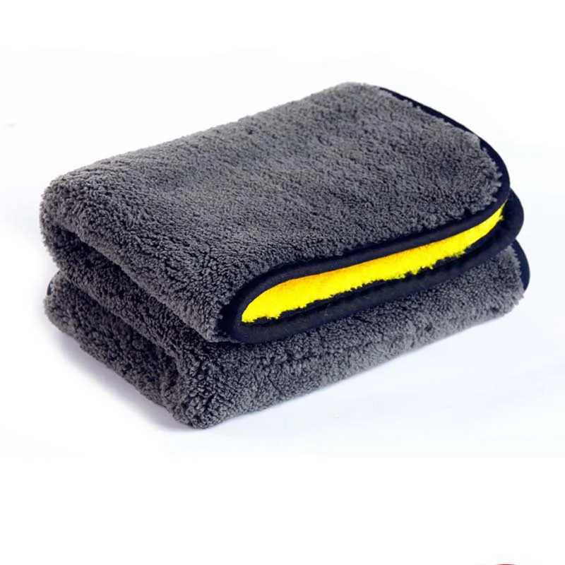 Professionele Premium Microfiber Handdoek Dikke Schoonmaakdoekje Drogen Handdoek Absorberende Schoonmaak Dubbele Geconfronteerd Pluche Handdoeken