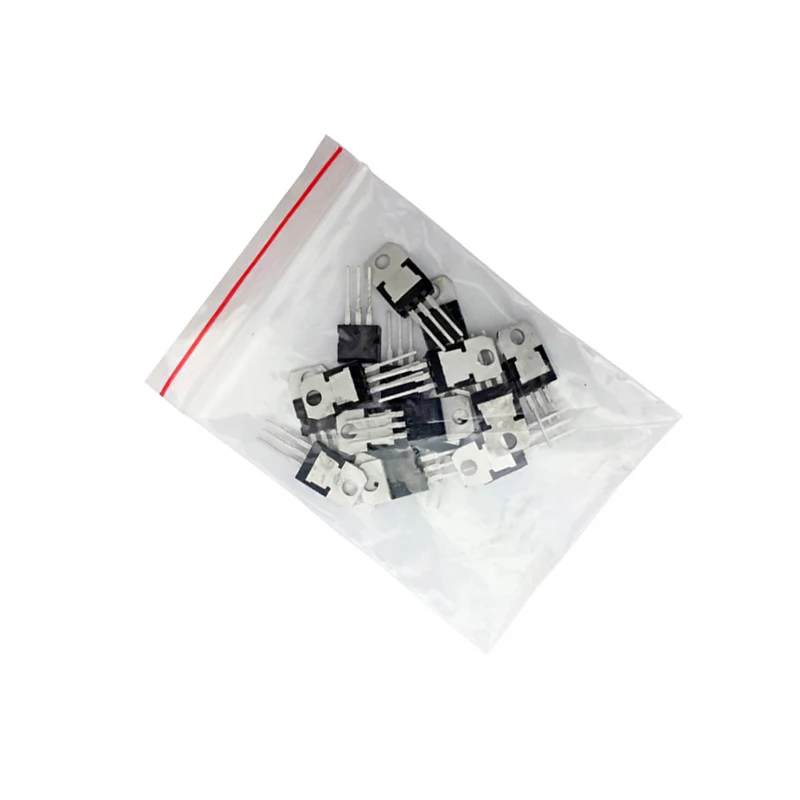 16PCS/LOT Transistor Assortment Kit Voltage Regulator L7805CV L7809CV L7812CV L7815CV L7905CV L7912CV  L7915CV  LM317T  TO-220