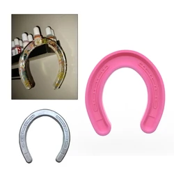 Handmade Horseshoe Shape Ornaments Epoxy Resin Mold Cake Decorating  Silicone Mould DIY Crafts Jewelry Ornaments Casting Tools