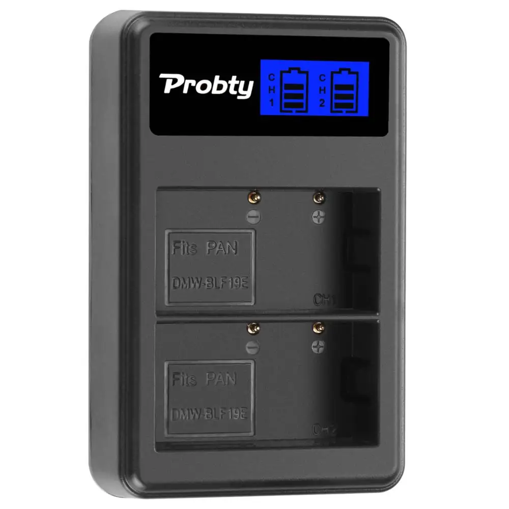 DMW-BLF19 DMW-BLF19E DMW-BLF19PP BLF19E Аккумулятор + двойное зарядное устройство с ЖК-дисплеем для Panasonic Lumix GH3 GH4 GH5 DMC-GH3 DMC-GH4 DMC-GH5