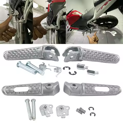 Motorcycle Rider Passenger Front Rear Footrest Foot Peg Padel For HONDA CBR600RR CBR1000RR CBR954 CBR600F4i CB1000R