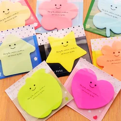 Korea Stationery 2 pcs Cute memo sticky notes Bling star Color super  paper stickers material School supplies Message