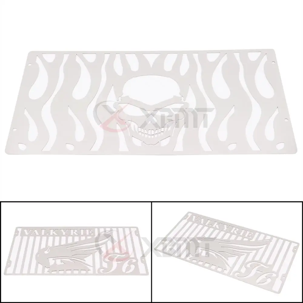 

Motorcycle Skull & Eagle Radiator Grill Cover Guard Protector For Honda Valkyrie GL1500 GL 1500 All Years