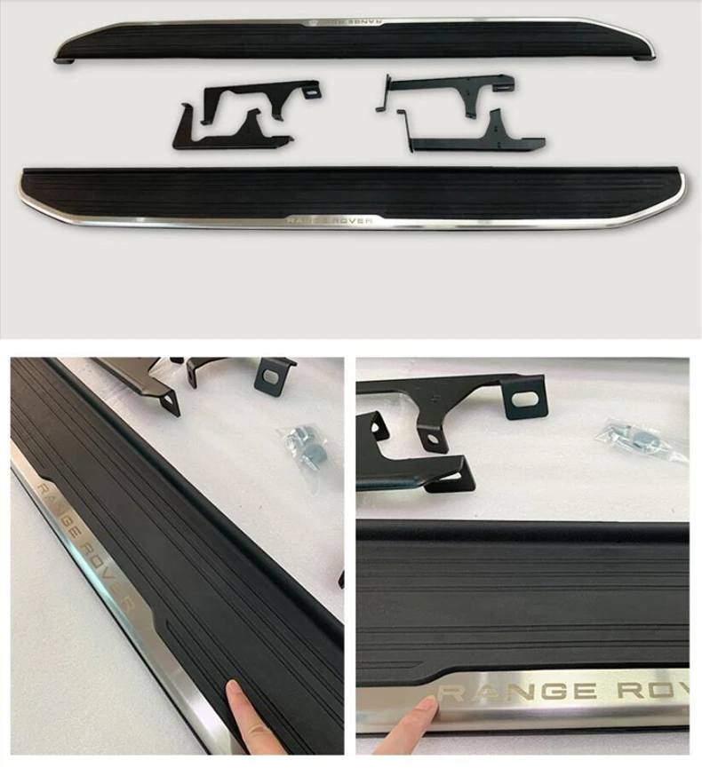 For LAND ROVER RANGE ROVER EVOQUE 2020 2021 2022 Running Boards Side Step Bar Pedals High Quality Nerf Bars Auto Accessories