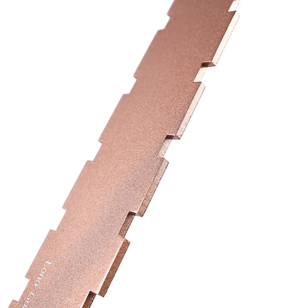 Electric Guitar Ruler Fretboard Frets Neck Notched Straight Edge Ruler Luthier Tool