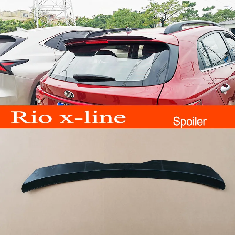 Rio x-line ABS Plastic Car-styling Rear Trunk Wing Lip Spoiler for KIA Rio x-line