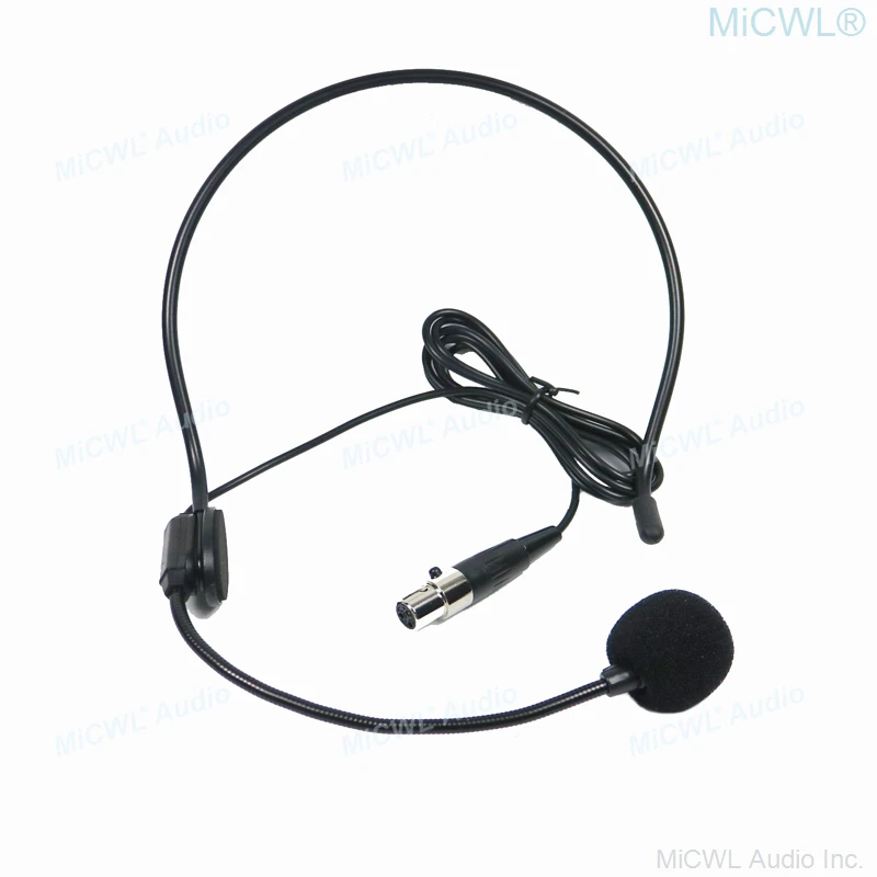 

Professional TA3F XLR Mini 3Pin Cardioid Headset Microphone for Wireless Bodypack Transmitter MiCWL