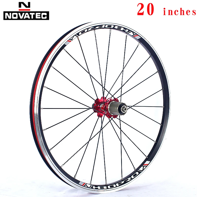 Bicycle Wheelset 20inch Novatec A271/F372SB V brake 451 406 4bearing 7-11speed 20 24H Aluminum alloy Folding wheels With QR