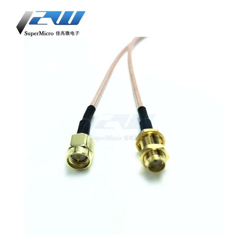 SMA male to SMA female Pigtail RG316 low loss RF cable plug to jack connector for WIFI FPV Antenna GSM, LAN 0-6Ghz