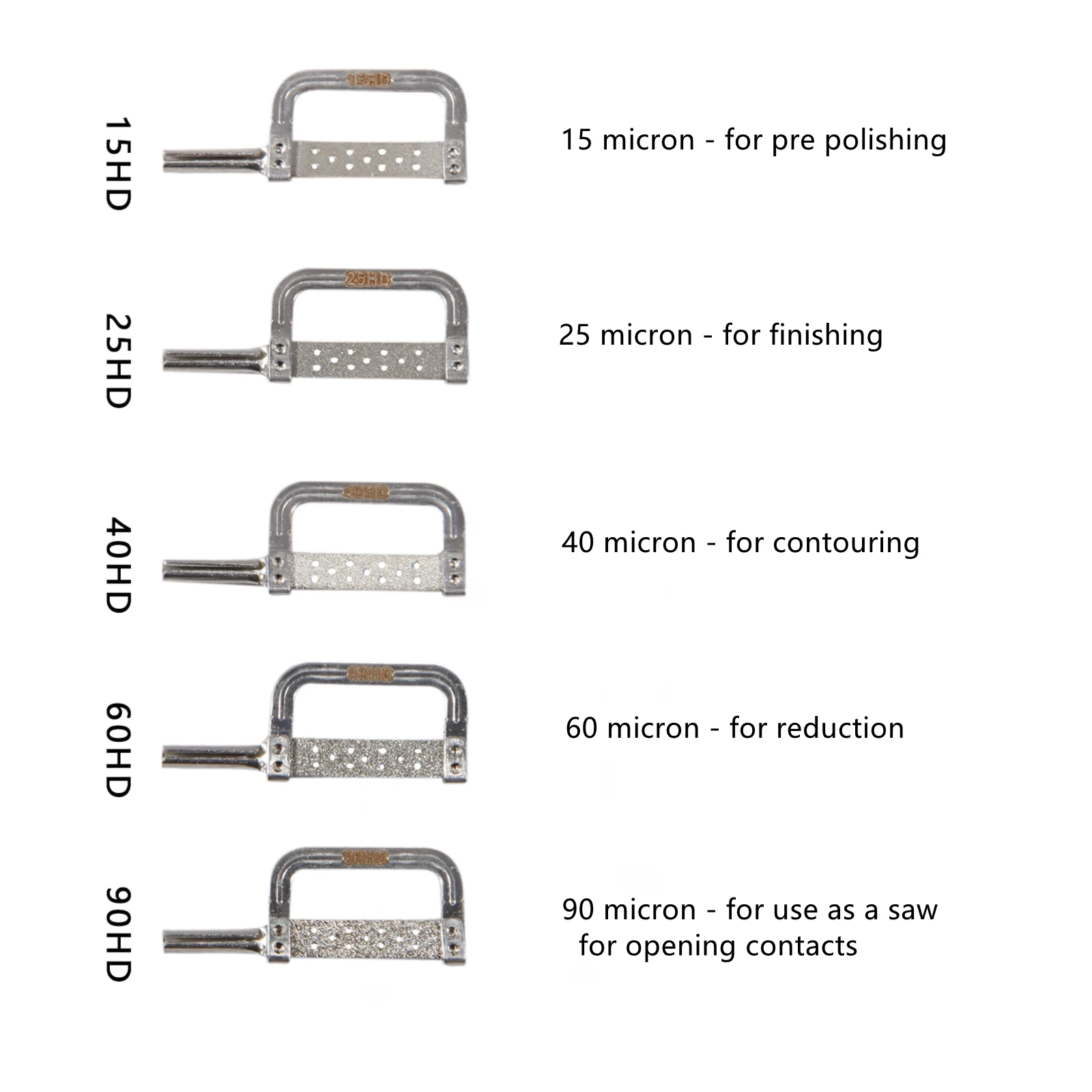 

Yabangbang Dental Orthodontic Interproximal Enamel Reduction IPR Auto Strips 15-90HD 5 Types