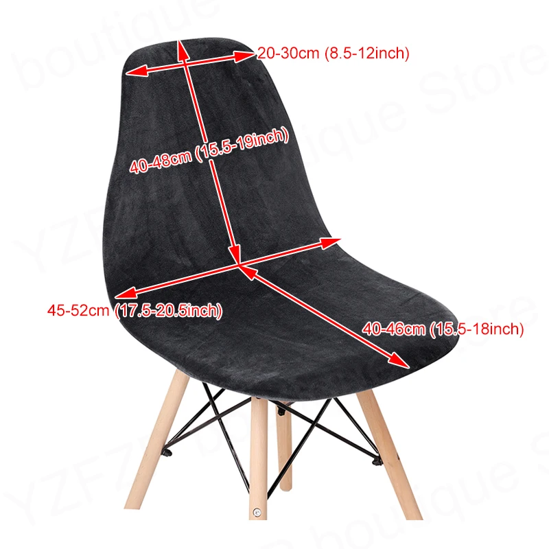 Waterproof Chair Cover Elastic Shell Chair Covers Solid Color Scandinavian Chair Covers For Hotel Home Living Room 1PC