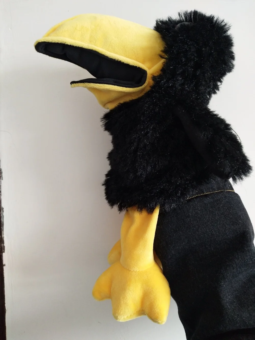 New style Plush Crow toy Action & Toy Figures Hand puppet cute plush doll Props educational toys