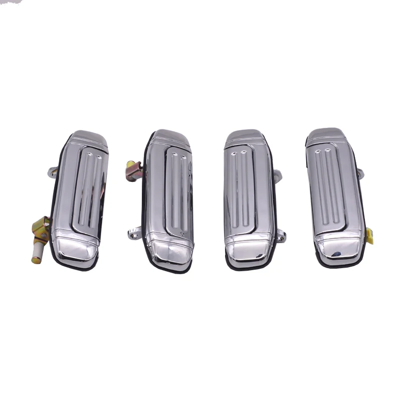 Car Outer Exterior Door Handles Chrome Silver For Mitsubishi Montero Pajero V31 V32 V33 V46 1992 1993 1994 1995 1996 1997-2000