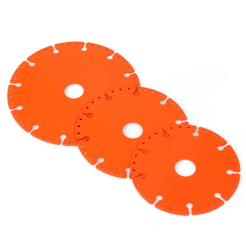 Versery Vacuum Brazed Diamond Saw Blade All Purpose Demolition Cutting Disc For Steel Metal Stone Cast Iron Rebar Aluminum