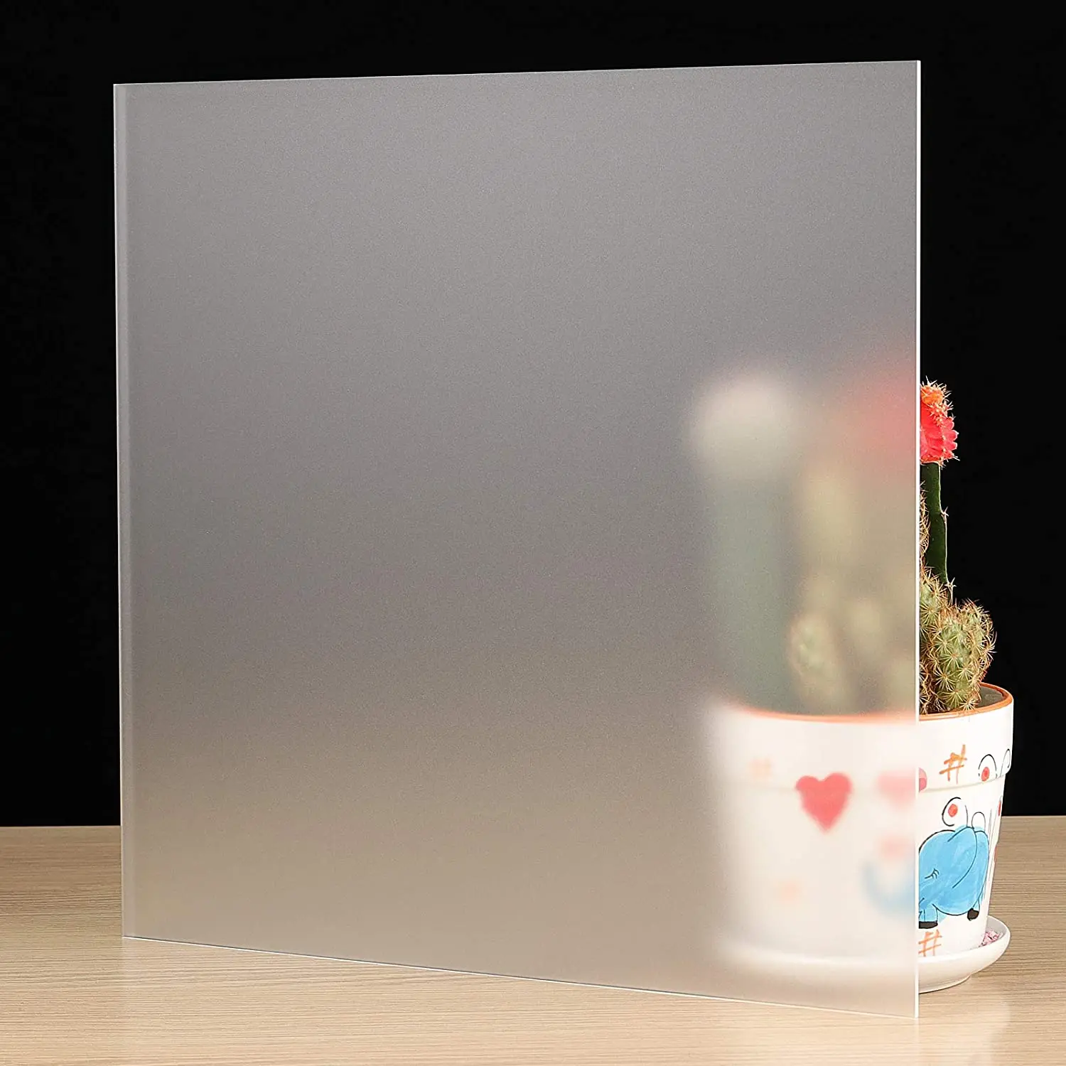 Single Matte Clear Transparent Acrylic Sheet Frosted Opaque Cast Plexiglass Plastic Plexi Glass Board For Craft,Sign,DIY Display