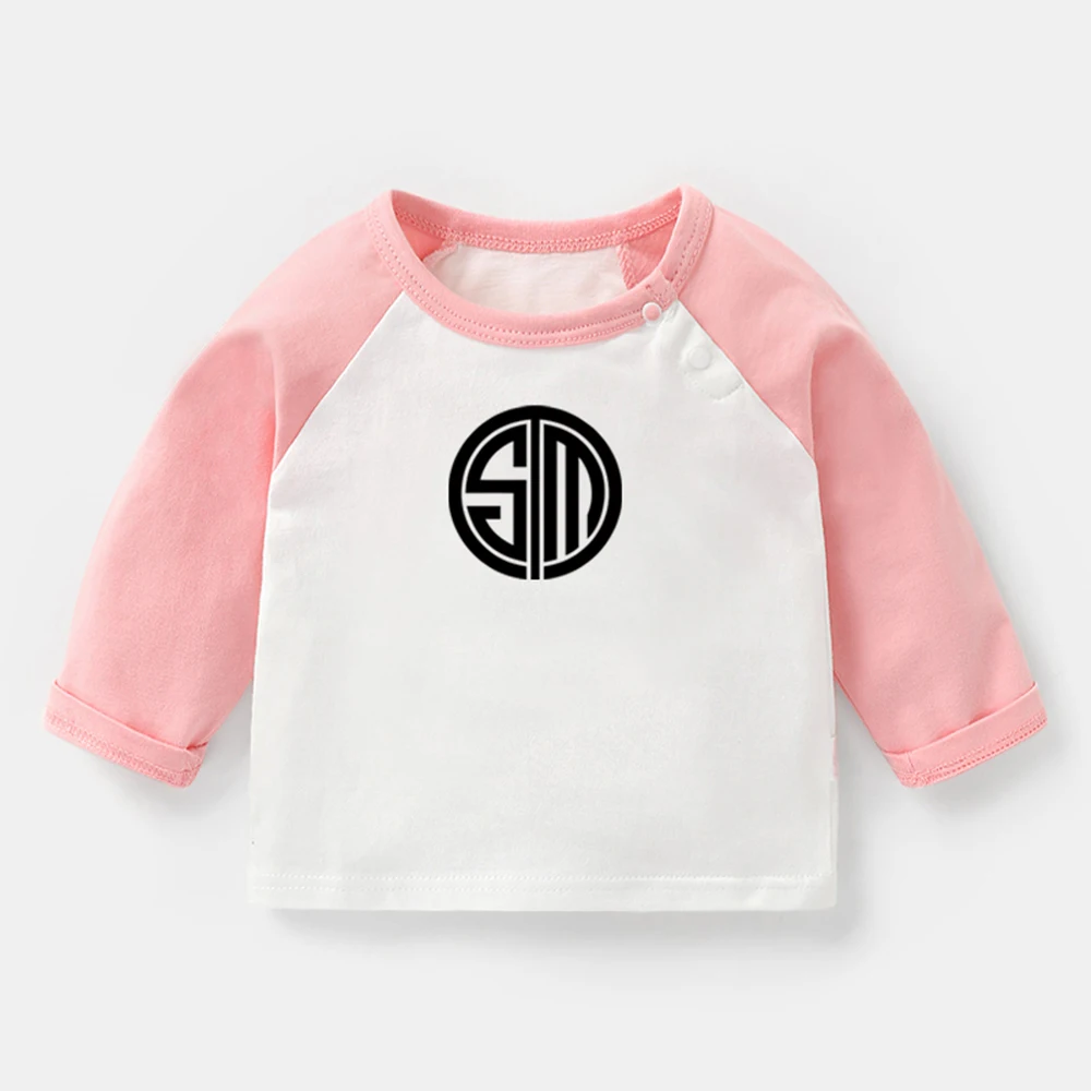 

Funny Cute TSM The Japanese Game King DD Lamia Design Newborn Baby T-shirts Toddler Raglan Color Long Sleeve Tee Tops