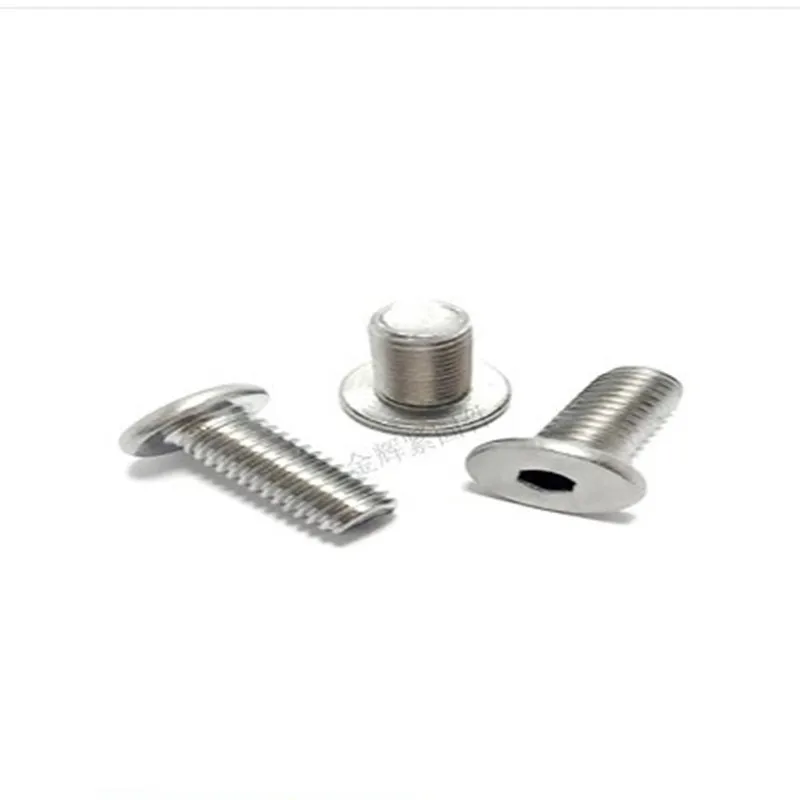 1000pcs/lot M2 M2.5 M3 M4 304 stainless steel Hex Socket Thin Super Low Flat Wafer Head Allen Cap Screw