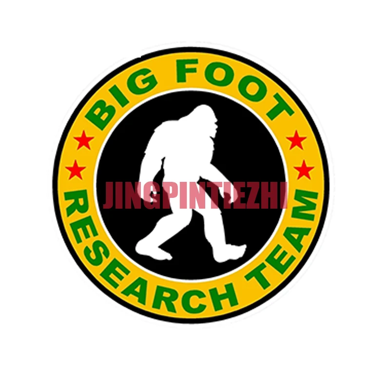 Car Stickers Vinyl Motorcycle Decal Car Window Body Decorative  Styling Big Foot Research Team Sasquatch Yeti