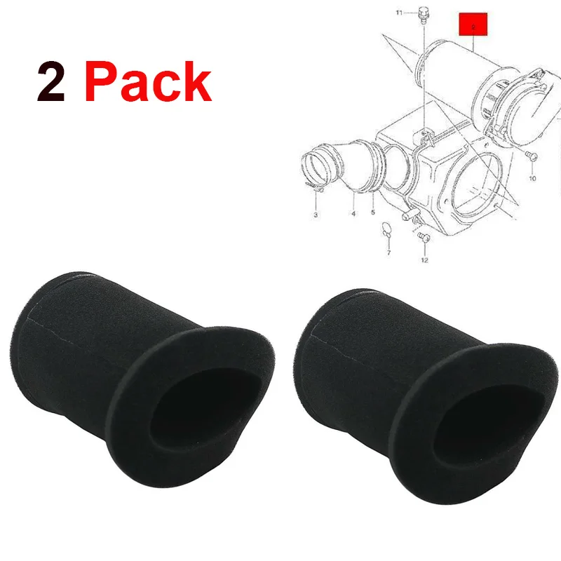 2 szt. Gąbka filtra powietrza do motocykli Suzuki GN250 TU250 GN125 TU125 GS125 EN125 -13780-38301