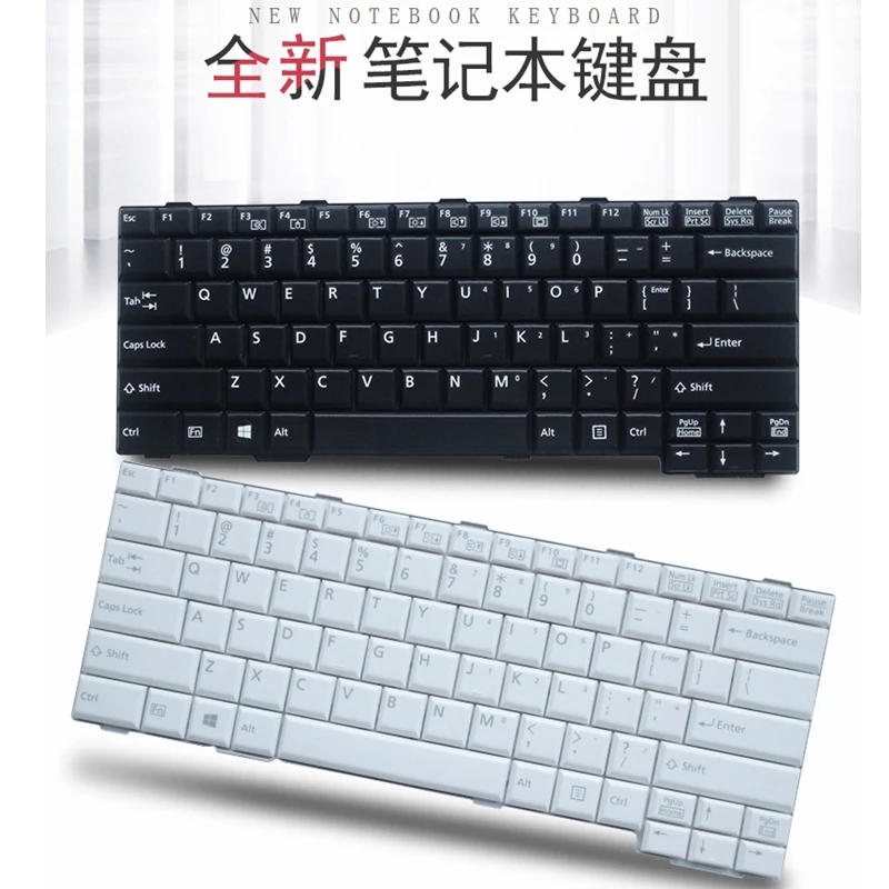 English keyboard for fujitsu Lifebook E751 E741 E752 E781 S782 S781 S751 S792 AH701 S752 US