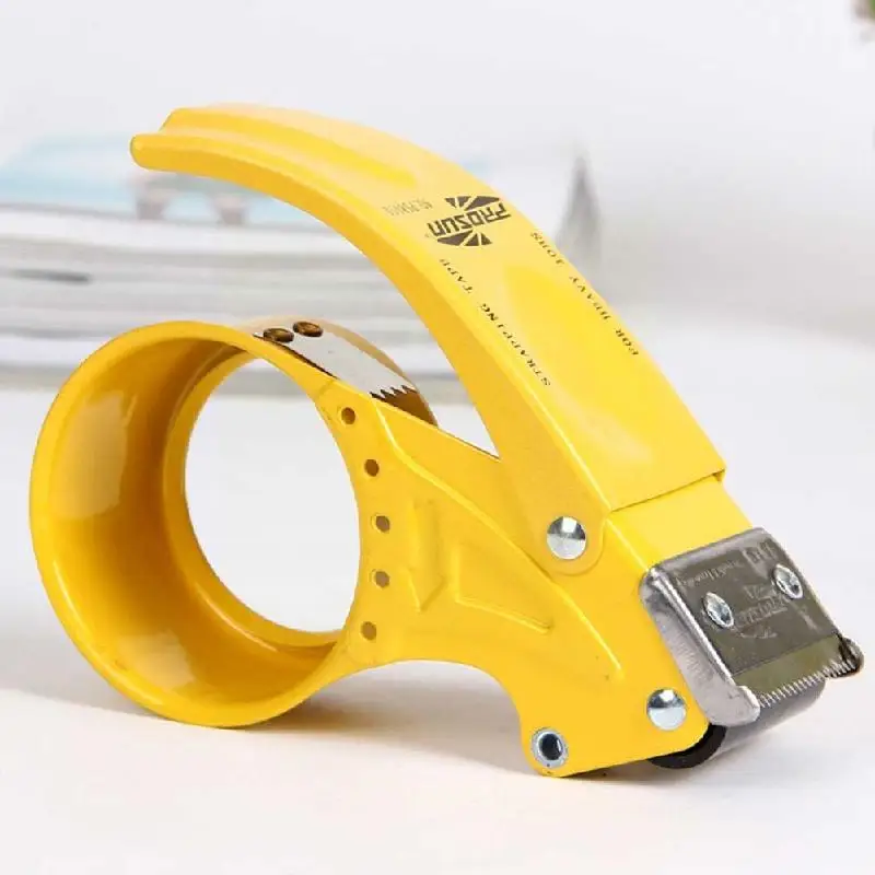 Office Adhesive Roller Tape Dispenser Cutter Stationary Package Machine Supplies Bag Plastic Packer Sealing O2k9