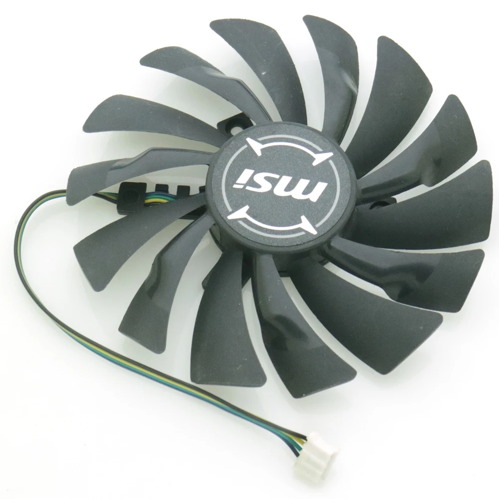 Refroidisseur de carte graphique 12V 0,40 a 4 broches pour MSI GTX1060 GTX1070 AERO ITX, ventilateur de refroidissement