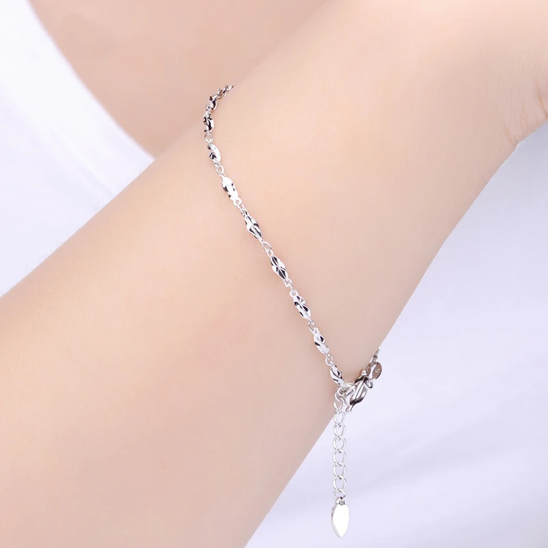 SSQY Pt950 pure gold bracelet real platinum pure gold chain men's simple high-end fashion classic  jewelry hot new products 2023