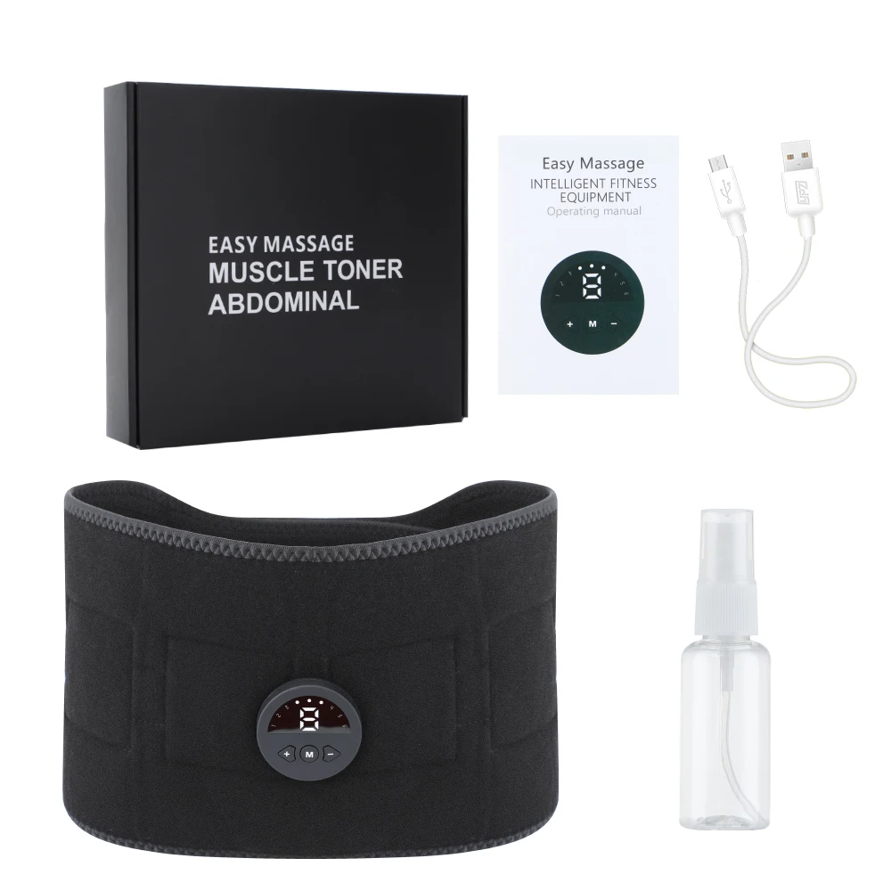 

EMS Muscle Stimulator Massage ABS Abdominal belt Trainer Slimming Massager Unisex Body Belly Weight Loss Body Shaping Fitness