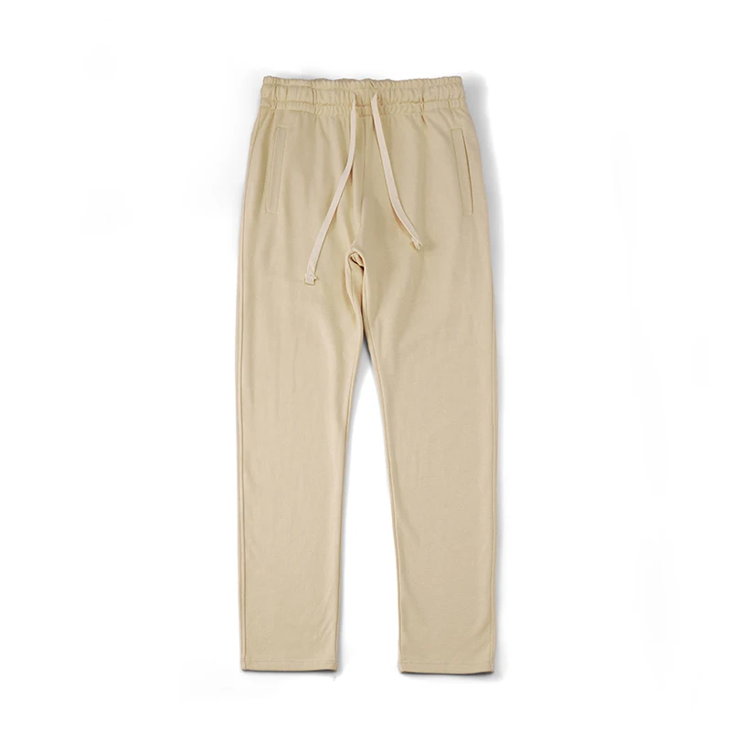Autumn Winter New Cotton Sweatpants Men Brown Jogger Sport Straight Leg Long Casual Pants Streetwear Loose Oversized Trousers