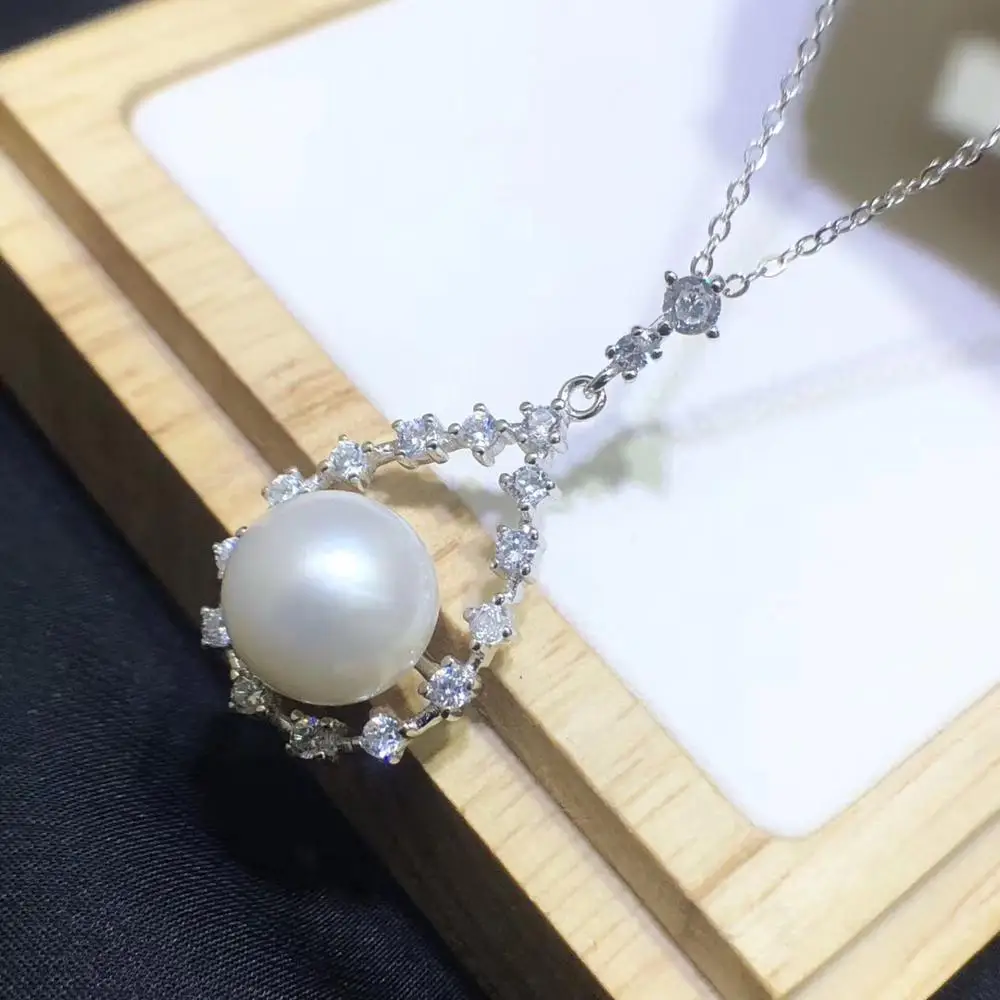 

New Style 925 Sterling Silver Pendant Base Findings Jewelry Parts Fittings Accessories for Pearls Stones Beads Coral Agate