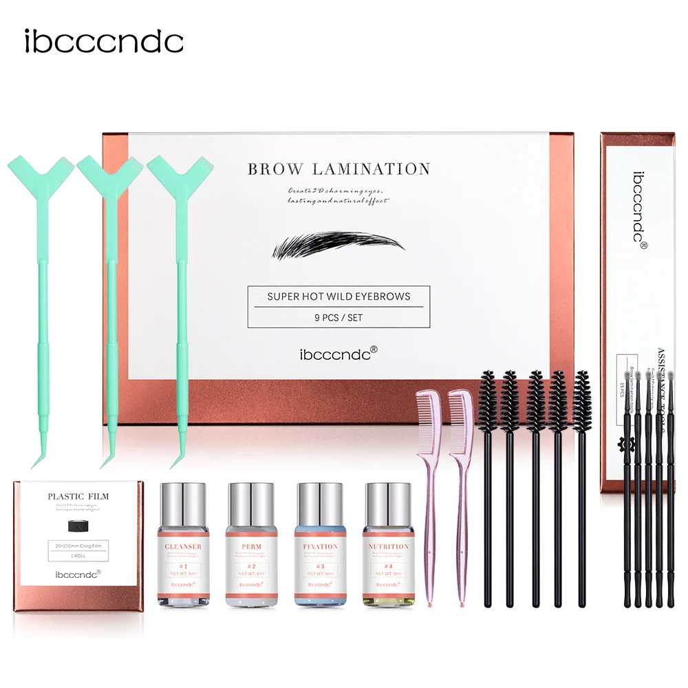 New Brow Lamination Kit Eyebrow Perm Lotion Eye Brow Lifting Semi-permanet Professional Beauty Salon Brow Lift Perming Nutrition