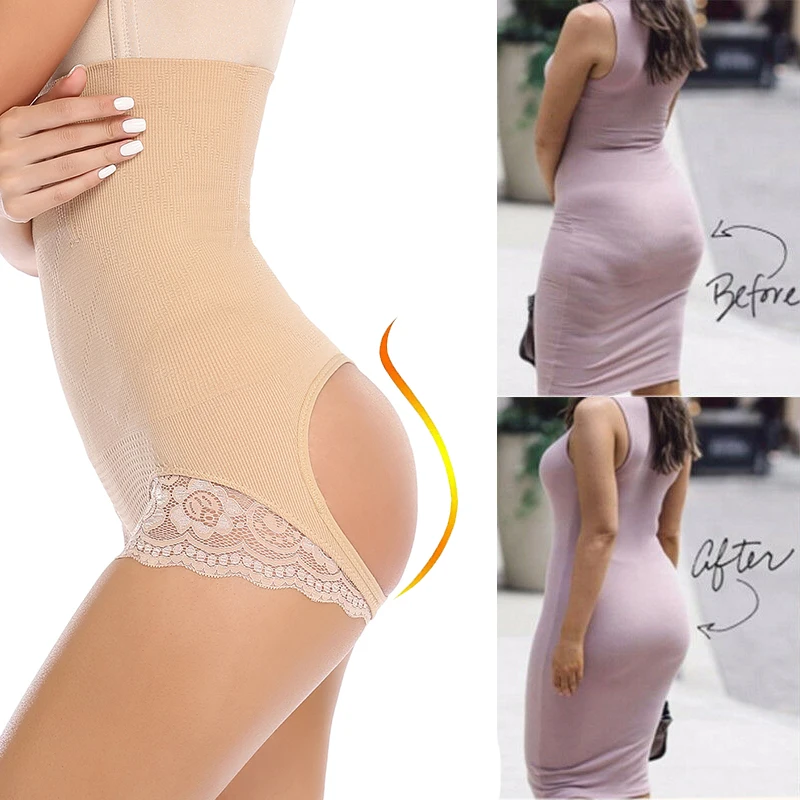 Women Shapewear High Waist Trainer Panties Butt lifter Tummy Control Booty Lift Knickers Pulling Underwear Shaper Under Dress